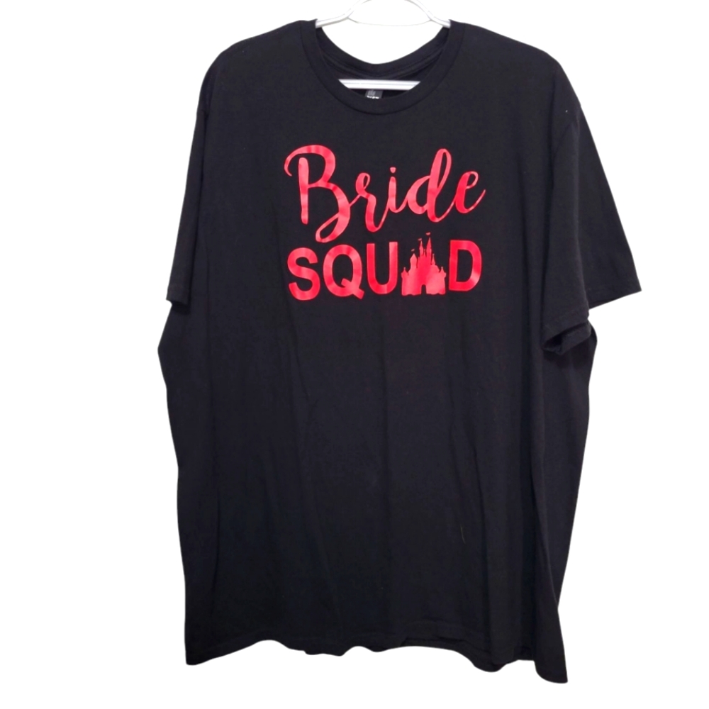 District Tag Black 'Bride Squad' Graphic T-Shirt 3XL